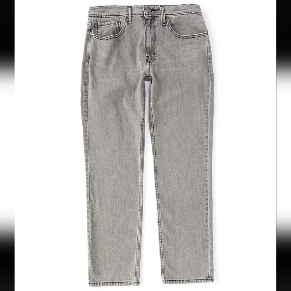 Levi's 514 Straight Fit Gray Denim Mens Jeans
